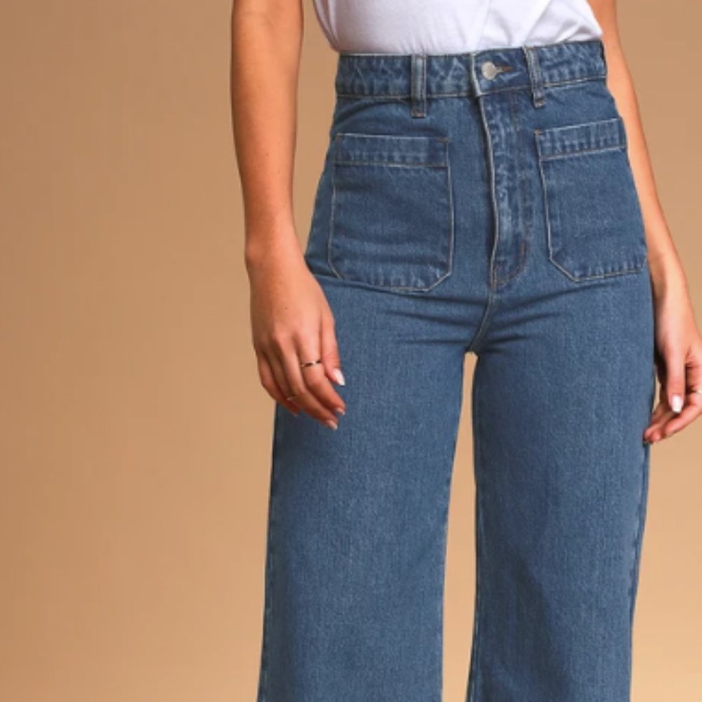 Rollas High Rise Wide Leg Denim